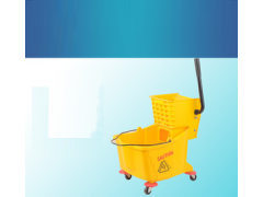 求購(gòu)榨水車 塑料30L雙桶清潔榨水車 環(huán)衛(wèi)保潔通用