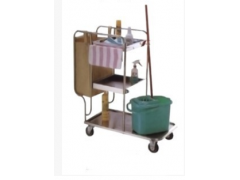 求購(gòu)多用途清潔手推車 不繡鋼雜物車 多功能清潔車