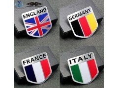 求購德國英國意大利法國國旗改裝汽車標牌 銘牌 車標