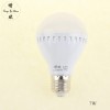 曾歡LED燈泡 7WE27螺口LED塑料球泡燈