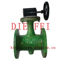 蝸輪玻璃鋼蝶閥27