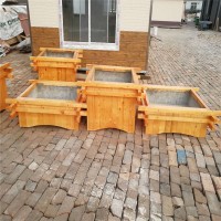 保定防腐木花箱|綠化種植木質(zhì)花盆|戶外景觀花箱