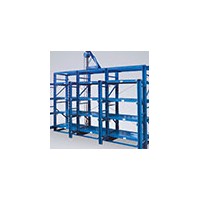 易達廣州倉儲貨架廠供應(yīng)三立柱模具貨架 抽屜式模具架