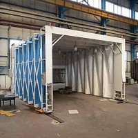 聊城伸縮移動噴漆房生產(chǎn)批發(fā)供應