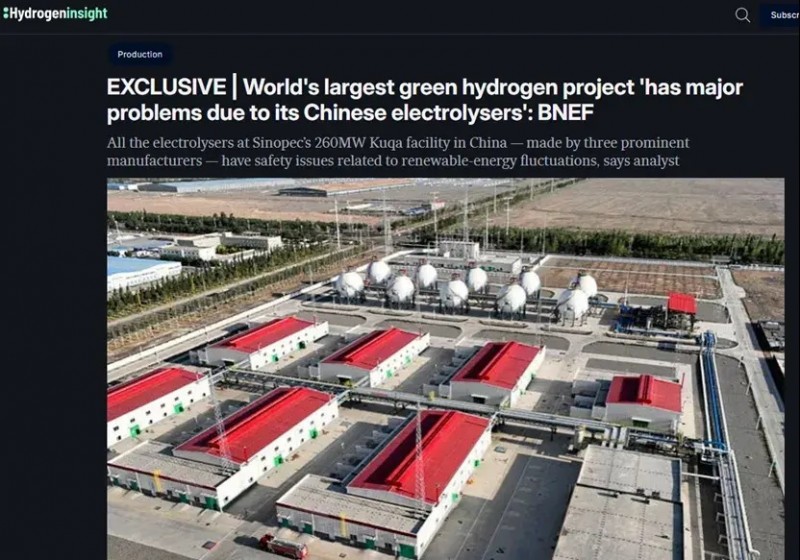 運行一周年，中石化庫車綠氫項目產(chǎn)量為何再引爭議？