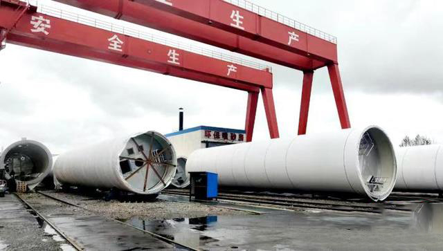 世界最高海拔風(fēng)電塔筒項目制造完成