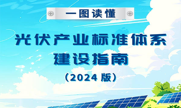 一圖讀懂丨《光伏產業(yè)標準體系建設指南（2024版）》