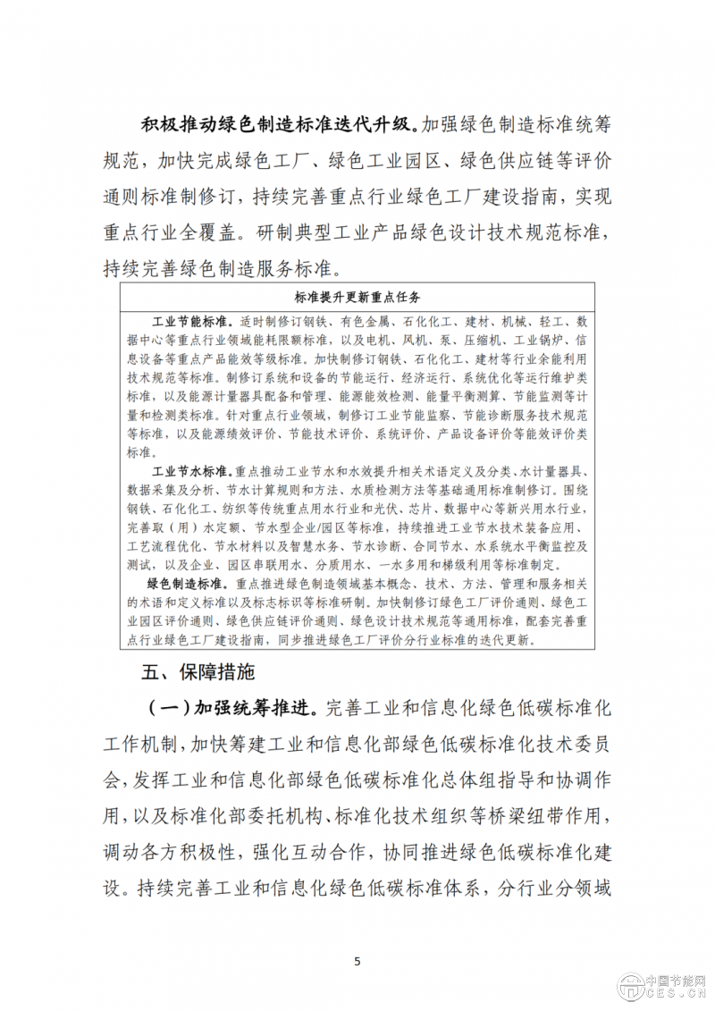 工業(yè)和信息化部辦公廳印發(fā)《關(guān)于深入推進(jìn)工業(yè)和信息化綠色低碳標(biāo)準(zhǔn)化工作的實(shí)施方案》的通知