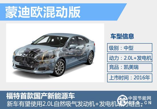 福特首款國產(chǎn)新能源車曝光 搭混動系統(tǒng)
