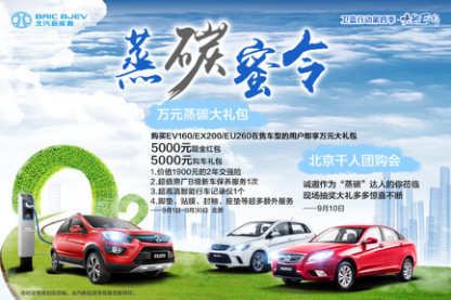 蜜令已發(fā) 北汽新能源邀你一起做“蒸碳達人” 汽車殿堂