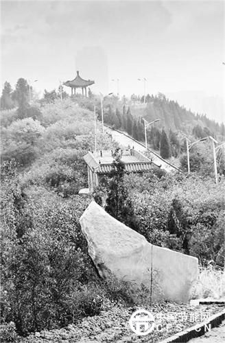 修復(fù)后的郎茂山。