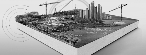 海綿城市水循環(huán)示意圖